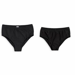 🖤5/$25 NEW 2 pc Black High-Waisted and Classic Bikini Bottoms set M 2